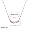 Ins Style Cute Sweet Heart Zircon Butterfly Diamond Bracelet For Women Made Of Copper And Plastic