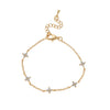 Ins Style Cute Sweet Heart Zircon Butterfly Diamond Bracelet For Women Made Of Copper And Plastic