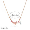 Ins Style Cute Sweet Heart Zircon Butterfly Diamond Bracelet For Women Made Of Copper And Plastic