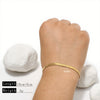 Ins Style Geometric Golden Stainless Steel Adjustable Multiple Chain Type Bracelet Clavicle Chain Neck Chain With Electroplating