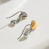 Ins Style Geometric Stainless Steel Electroplated Women's Earrings