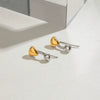 Ins Style Geometric Stainless Steel Electroplated Women's Earrings