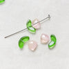Ins Style Glass Glazed Tulip Beaded Bracelet Necklace Mobile Phone Chain Accessories