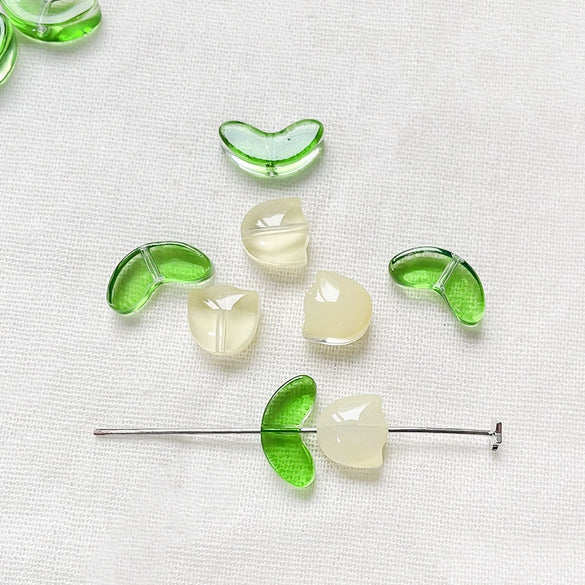 Ins Style Glass Glazed Tulip Beaded Bracelet Necklace Mobile Phone Chain Accessories