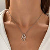 Ins Style Heart Shape Alloy Women's Pendant Necklace 1 Piece