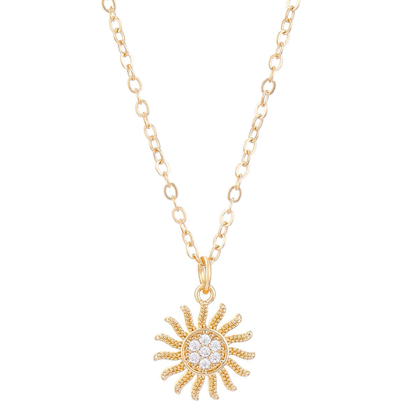 Ins Style Jewelry Set For Women With Sun Moon And Stars Pattern Copper With Set Diamonds And Rhinestones