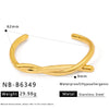 Ins Style Stainless Steel Bracelet With Diamonds And Colorful Zircons 18K Gold Plated