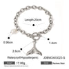 Ins Style Stainless Steel Ocean Animals Zodiac Signs Starfish Shell Conch Necklace With Electroplating