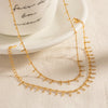 Ins Style Stainless Steel Plating 18k Gold Plated Necklace