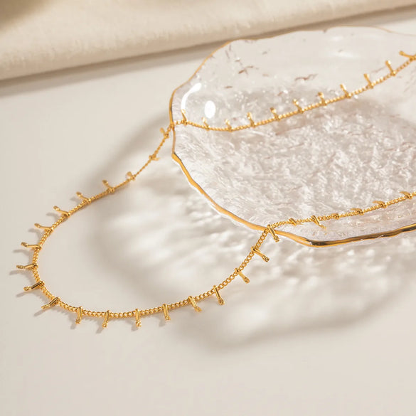 Ins Style Stainless Steel Plating 18k Gold Plated Necklace