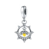 Insect Dragonfly Butterfly Firefly Charm Beads Jewelry Bracelet Silver Plated Original Design Dripping Oil Women's