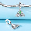 Insect Dragonfly Butterfly Firefly Charm Beads Jewelry Bracelet Silver Plated Original Design Dripping Oil Women's