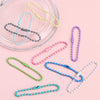 Iron Bead Chain Candy Color Ball Diy Jewelry Accessories Painting Key Chain Pendant Material