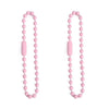 Iron Bead Chain Candy Color Ball Diy Jewelry Accessories Painting Key Chain Pendant Material