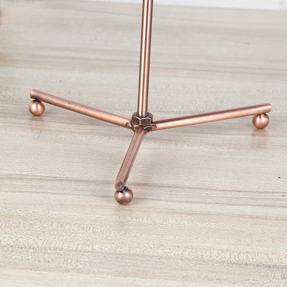 Iron Jewelry Rack Rotating Necklace Display Rack Stall Jewelry Display Rack Detachable Earrings Rack Jewelry Storage Rack