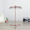 Iron Jewelry Rack Rotating Necklace Display Rack Stall Jewelry Display Rack Detachable Earrings Rack Jewelry Storage Rack