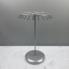 Iron Jewelry Rack Rotating Necklace Display Rack Stall Jewelry Display Rack Detachable Earrings Rack Jewelry Storage Rack