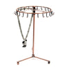 Iron Jewelry Rack Rotating Necklace Display Rack Stall Jewelry Display Rack Detachable Earrings Rack Jewelry Storage Rack