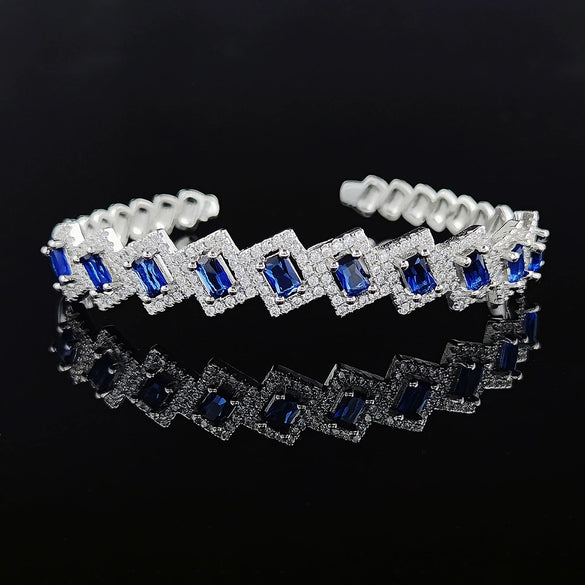Irregular Adjustable Bracelet Copper Geometric Electroplating Design
