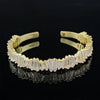 Irregular Adjustable Bracelet Copper Geometric Electroplating Design