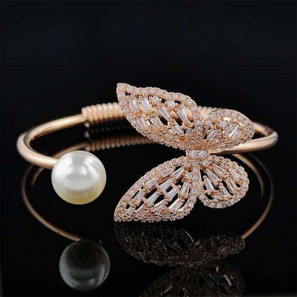 Irregular Adjustable Bracelet Copper Geometric Electroplating Design