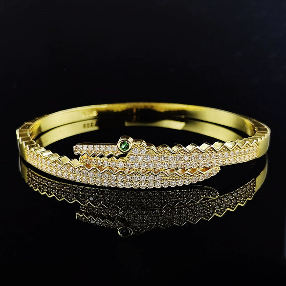 Irregular Adjustable Bracelet Copper Geometric Electroplating Design