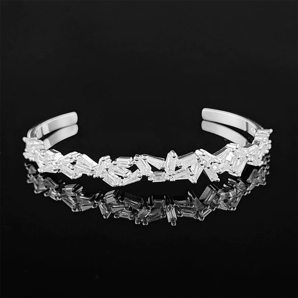 Irregular Adjustable Bracelet Copper Geometric Electroplating Design
