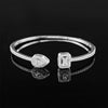 Irregular Adjustable Bracelet Copper Geometric Electroplating Design