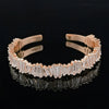 Irregular Adjustable Bracelet Copper Geometric Electroplating Design