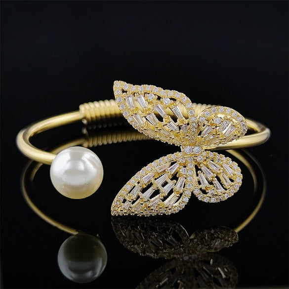 Irregular Adjustable Bracelet Copper Geometric Electroplating Design