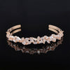 Irregular Adjustable Bracelet Copper Geometric Electroplating Design