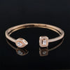 Irregular Adjustable Bracelet Copper Geometric Electroplating Design