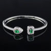 Irregular Adjustable Bracelet Copper Geometric Electroplating Design