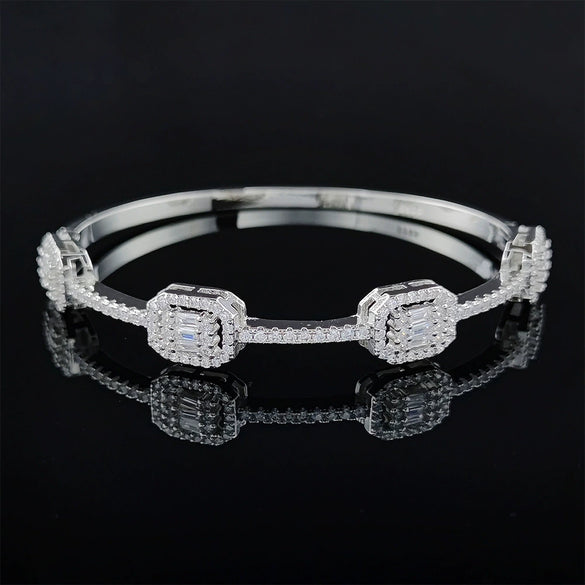 Irregular Adjustable Bracelet Copper Geometric Electroplating Design