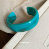 Irregular Geometric Round Opening Handmade Acrylic Bracelet Simple All Match High End Fashion