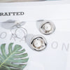 Irregular Goose Egg Pearl Stainless Steel Jewelry Set With Pvd Furnace Vacuum Real Gold Plating For Women