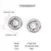 Irregular Goose Egg Pearl Stainless Steel Jewelry Set With Pvd Furnace Vacuum Real Gold Plating For Women