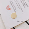 Jewelry Accessories Alloy Copper Electroplating Single Hanging Disc Pendant For Hair And Earrings