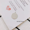 Jewelry Accessories Alloy Copper Electroplating Single Hanging Disc Pendant For Hair And Earrings