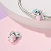 Jewelry Accessories Beads Bracelet Silver Plated Cat Dripping Oil Style