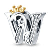 Jewelry Accessories Bracelet Copper Plated 925 Silver Original Design Dripping Oil Letter Pendant Beads