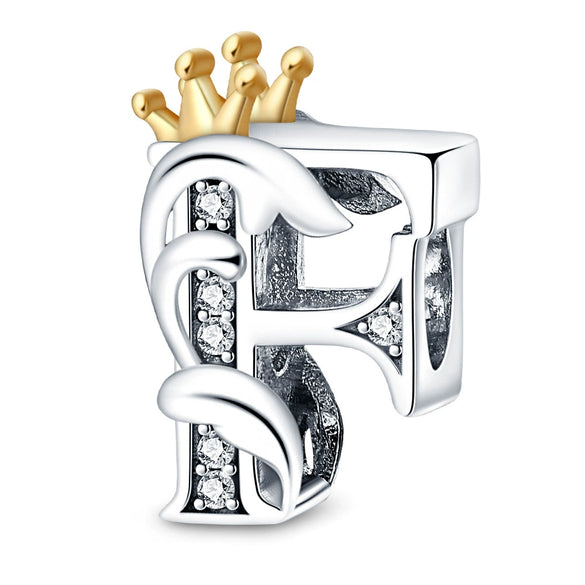 Jewelry Accessories Bracelet Copper Plated 925 Silver Original Design Dripping Oil Letter Pendant Beads