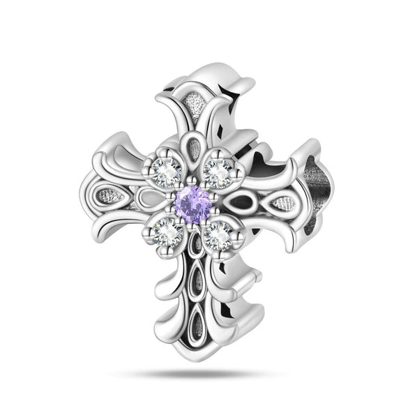 Jewelry Accessories Bracelet Copper Silver Plated Romantic Classical Butterfly Cross Key Charm Beads Dripping Oil Design