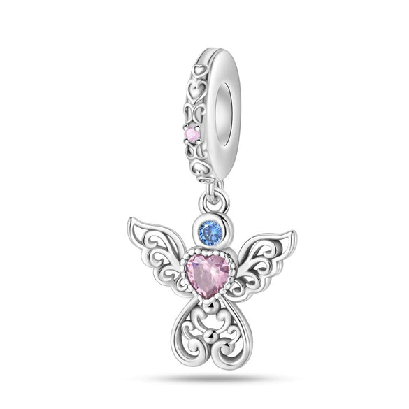 Jewelry Accessories Bracelet Copper Silver Plated Romantic Classical Butterfly Cross Key Charm Beads Dripping Oil Design