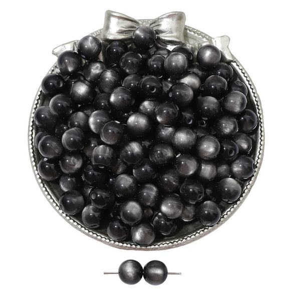 Jewelry Accessories Bracelet Diy Handmade Beaded Material With Plastic And Resin Round Bead Imitation Cat Eye