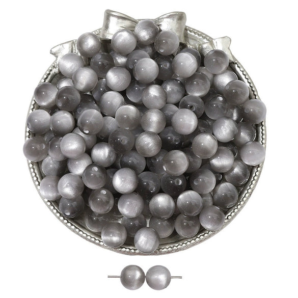 Jewelry Accessories Bracelet Diy Handmade Beaded Material With Plastic And Resin Round Bead Imitation Cat Eye