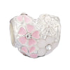 Jewelry Accessories Bracelet Metal Beaded With Love Painting Oil Exquisite Rose Totem Pattern Electroplating