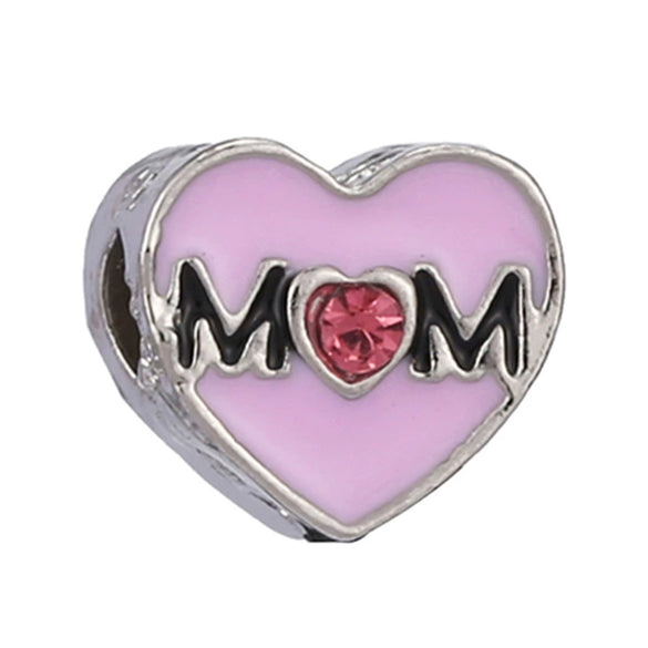 Jewelry Accessories Bracelet Metal Beaded With Love Painting Oil Exquisite Rose Totem Pattern Electroplating