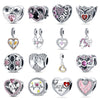 Jewelry Accessories Bracelet Necklace Heart Shape Pendant Copper Silver Plated Dripping Oil