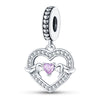 Jewelry Accessories Bracelet Necklace Heart Shape Pendant Copper Silver Plated Dripping Oil